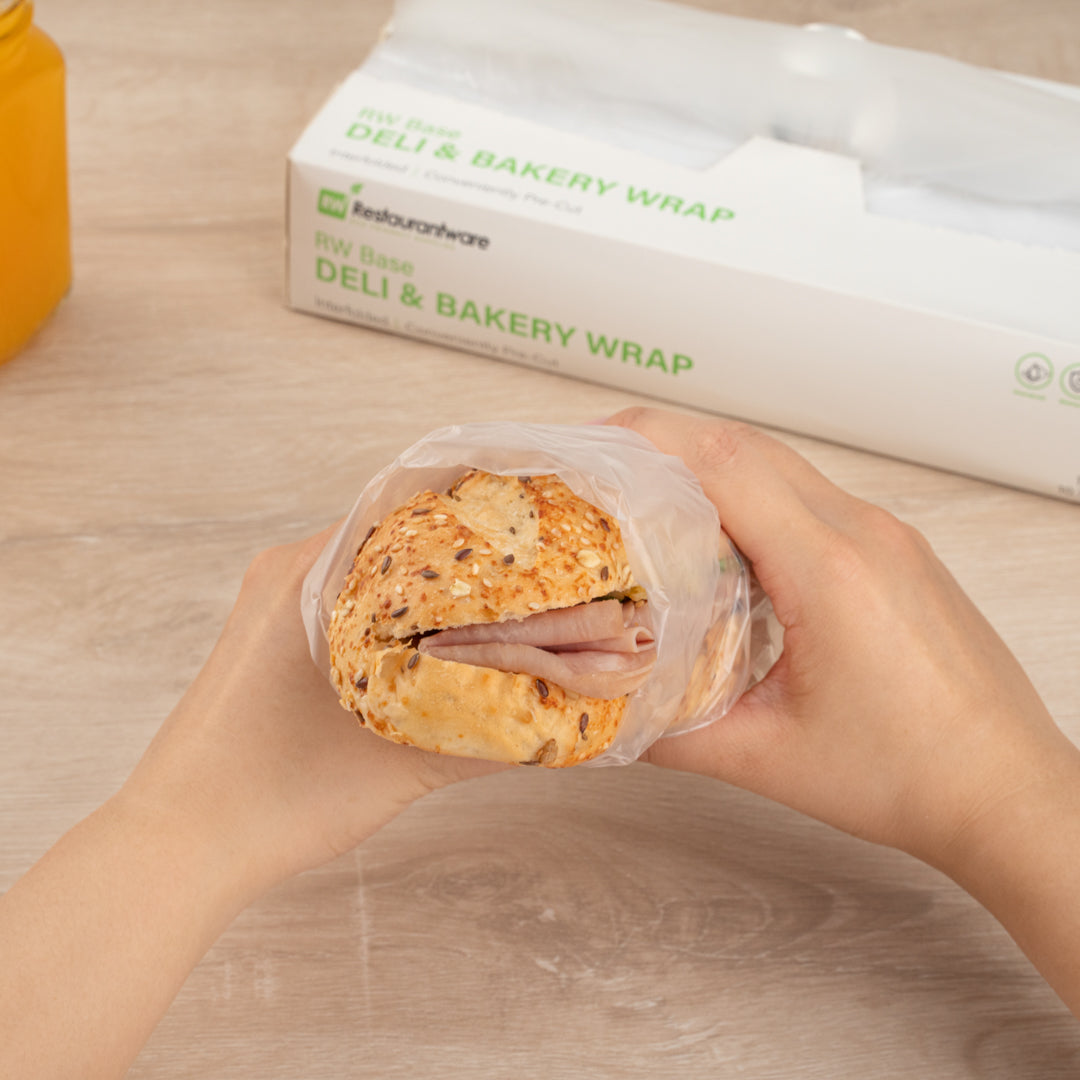 Chef 101 Rectangle Plastic Interfolded Deli and Bakery Wrap - 12" x 10 3/4" - 1000 count box