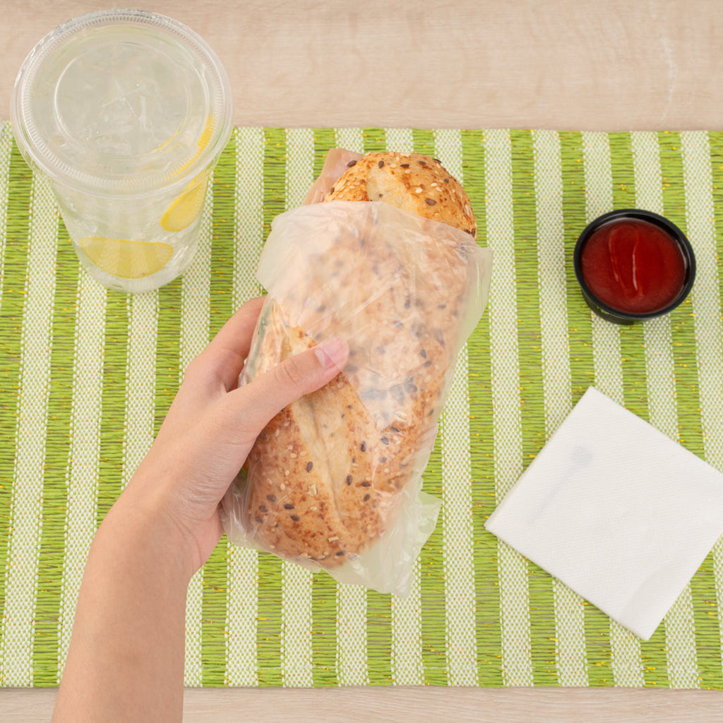Chef 101 Rectangle Plastic Interfolded Deli and Bakery Wrap - 12" x 10 3/4" - 1000 count box