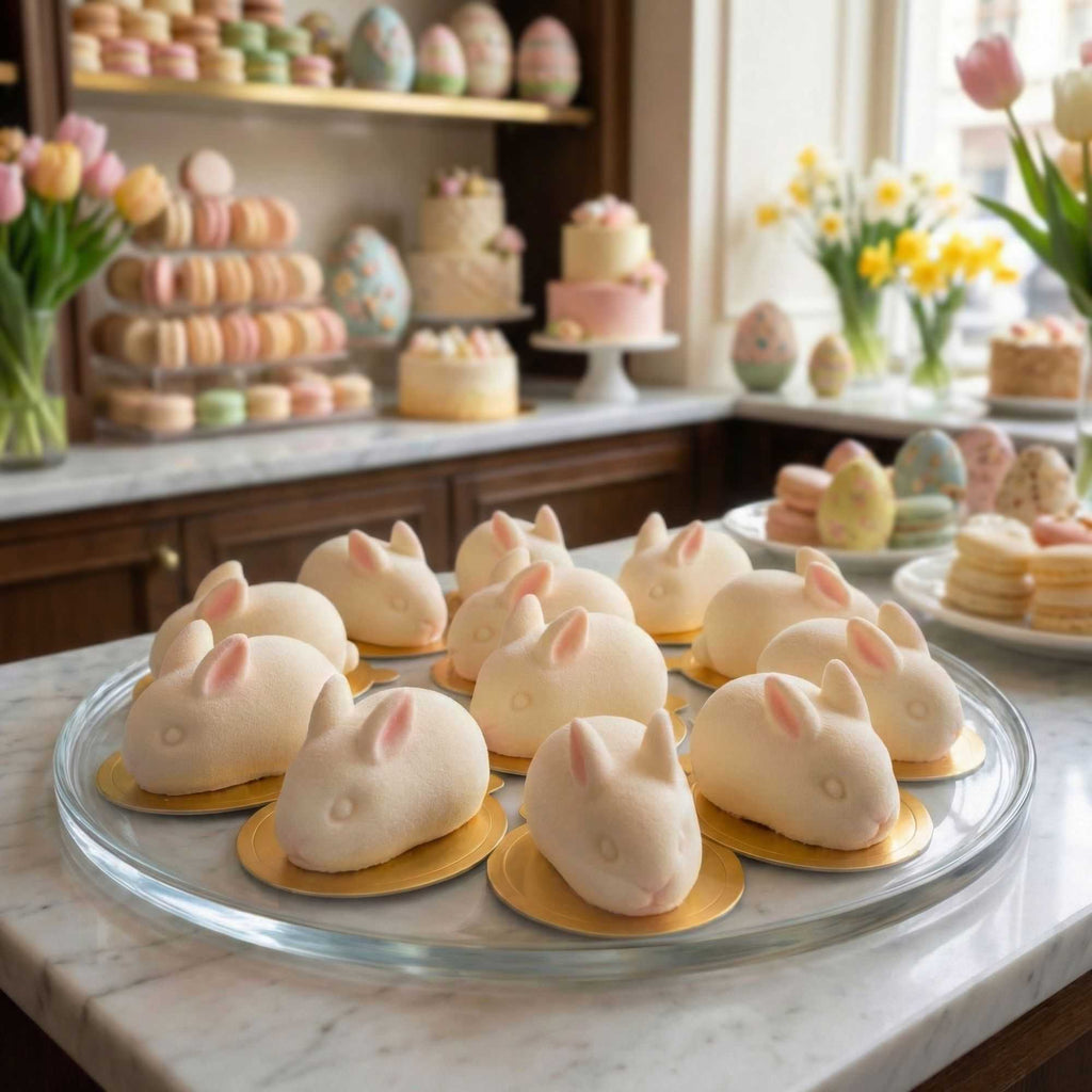 Pastry Tek Silicone Bunny Baking Mold - 6-Compartment - 10 count box