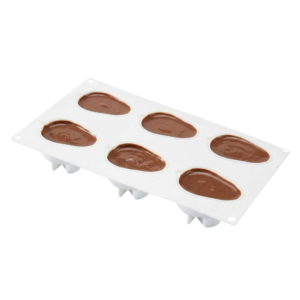 Pastry Tek Silicone Bunny Baking Mold - 6-Compartment - 10 count box