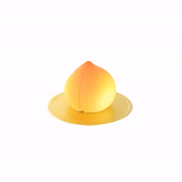 Pastry Tek Silicone Peach Baking Mold - 8-Compartment - 1 count box