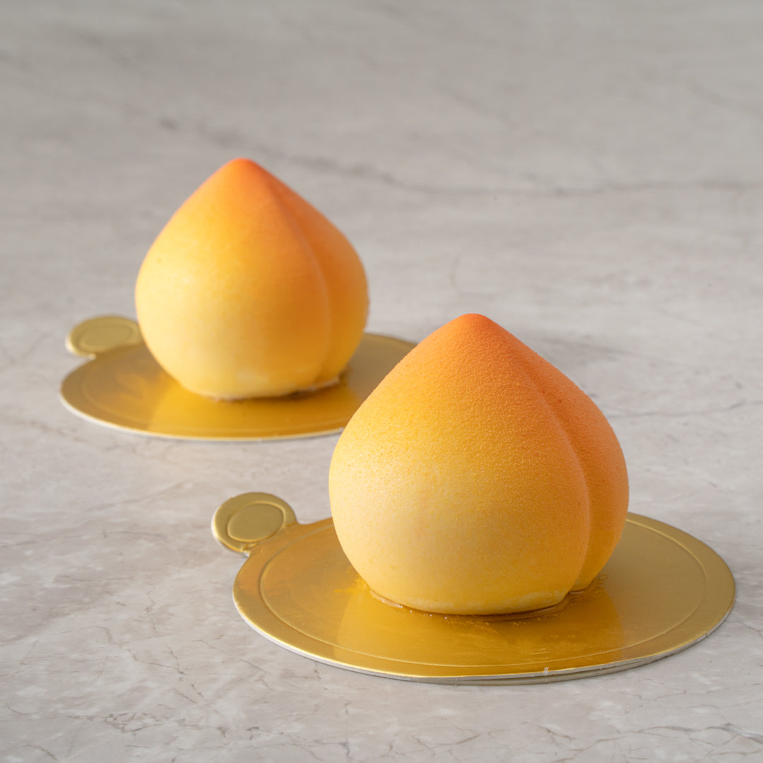 Pastry Tek Silicone Peach Baking Mold - 8-Compartment - 1 count box