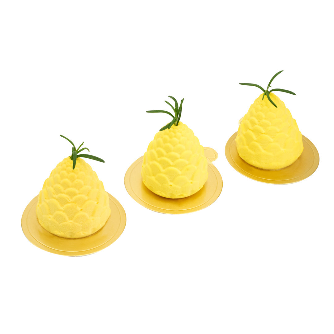 Pastry Tek Silicone Pineapple Baking Mold - 8-Compartment - 1 count box