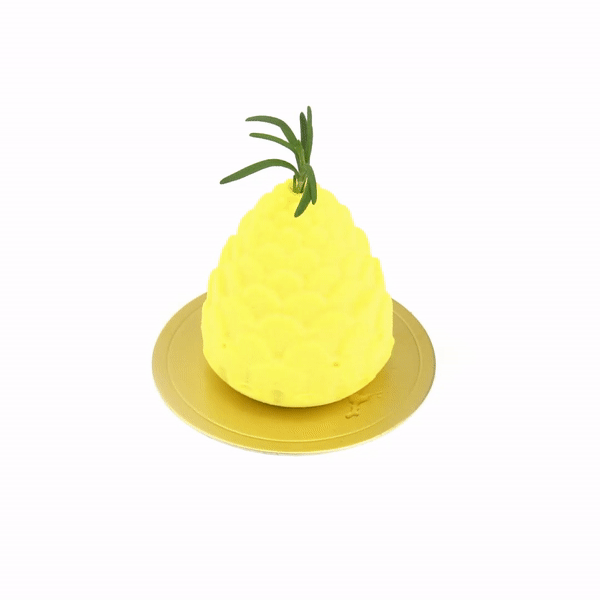 Pastry Tek Silicone Pineapple Baking Mold - 8-Compartment - 1 count box