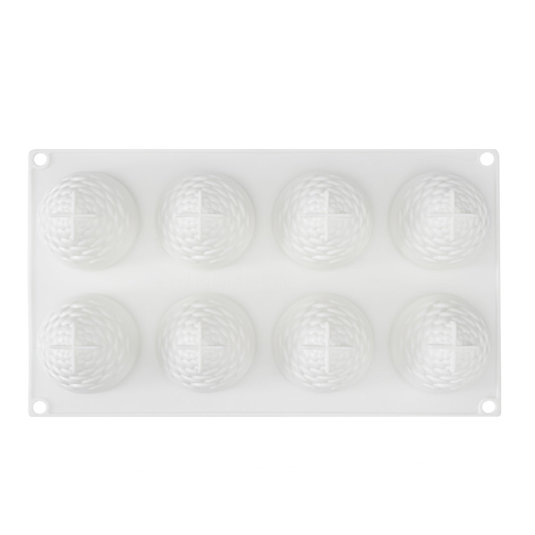 Pastry Tek Silicone Pineapple Baking Mold - 8-Compartment - 1 count box