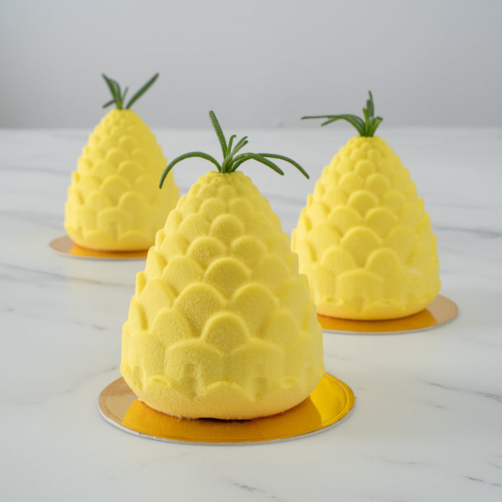 Pastry Tek Silicone Pineapple Baking Mold - 8-Compartment - 1 count box