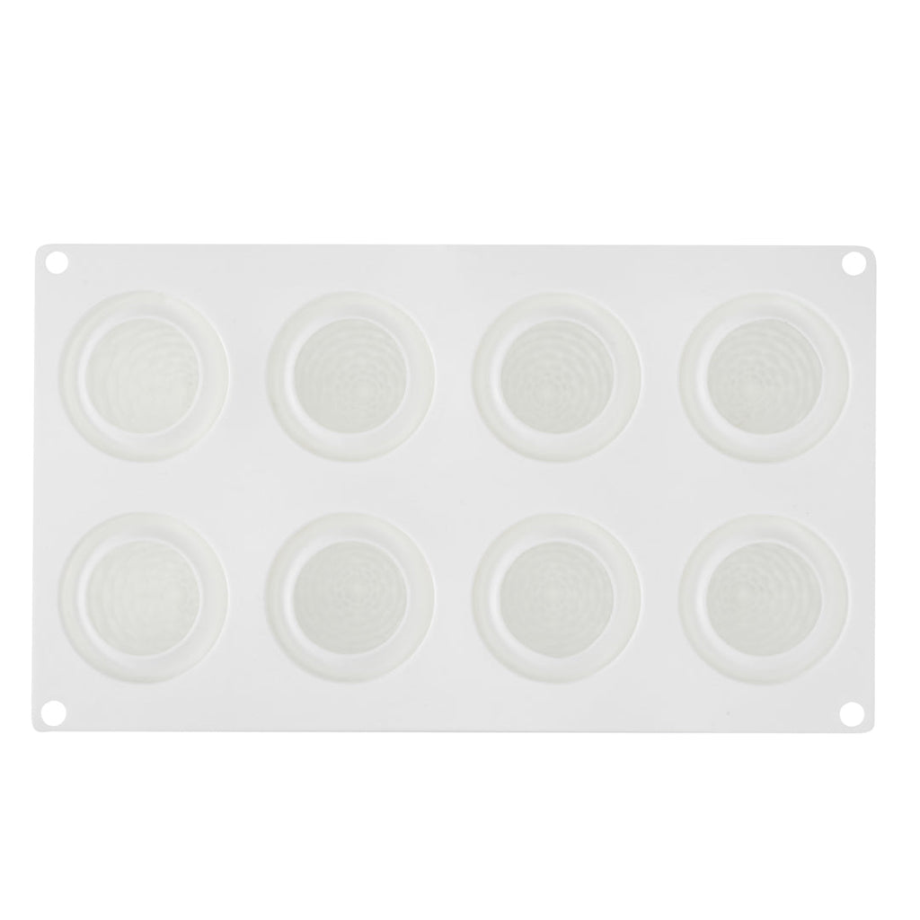 Pastry Tek Silicone Pineapple Baking Mold - 8-Compartment - 10 count box
