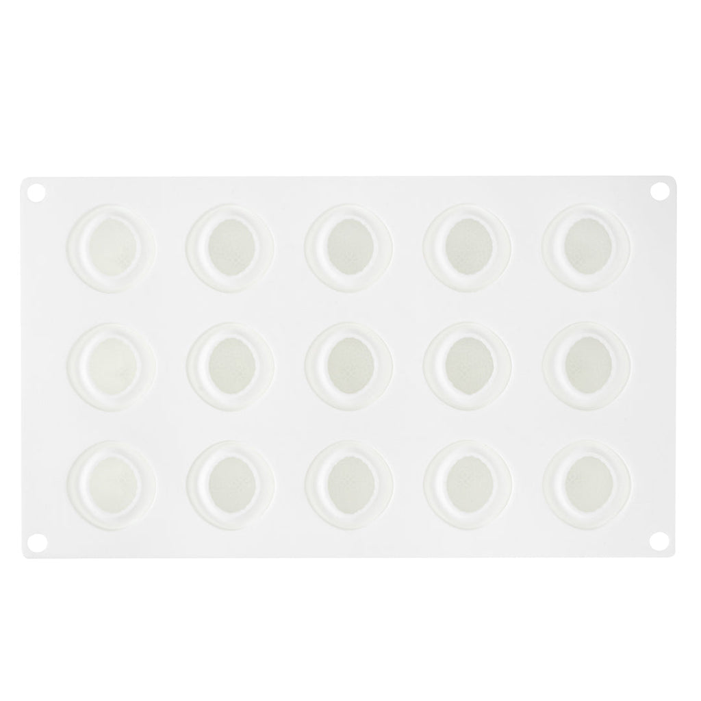 Pastry Tek Silicone Strawberry Baking Mold - 15-Compartment - 10 count box