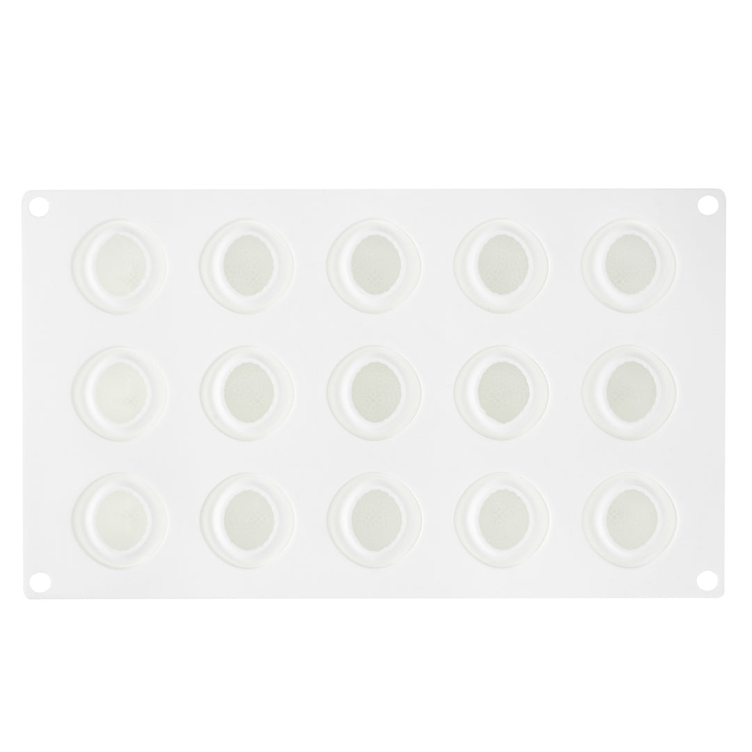 Pastry Tek Silicone Strawberry Baking Mold - 15-Compartment - 10 count box