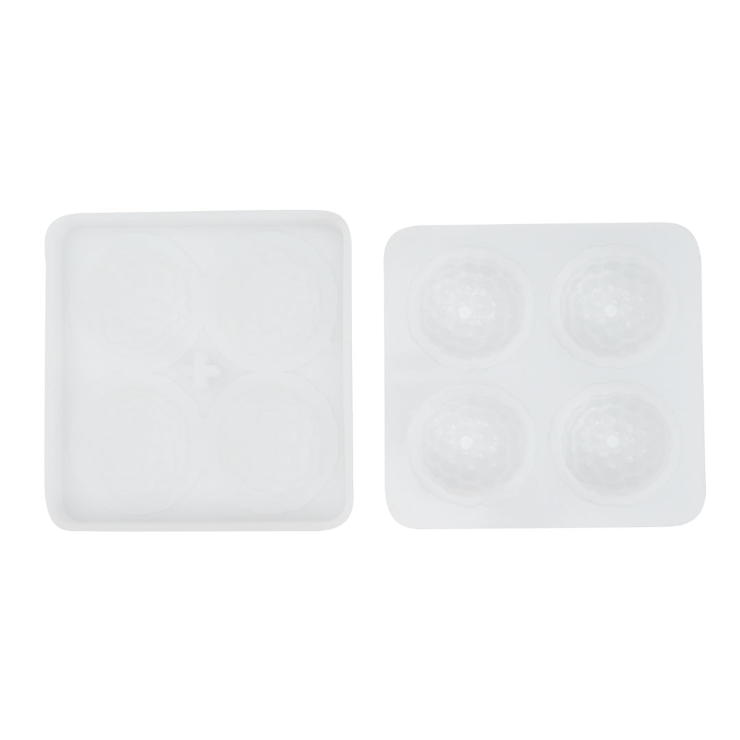 Pastry Tek Silicone Lychee Baking Mold - 4-Compartment - 1 count box