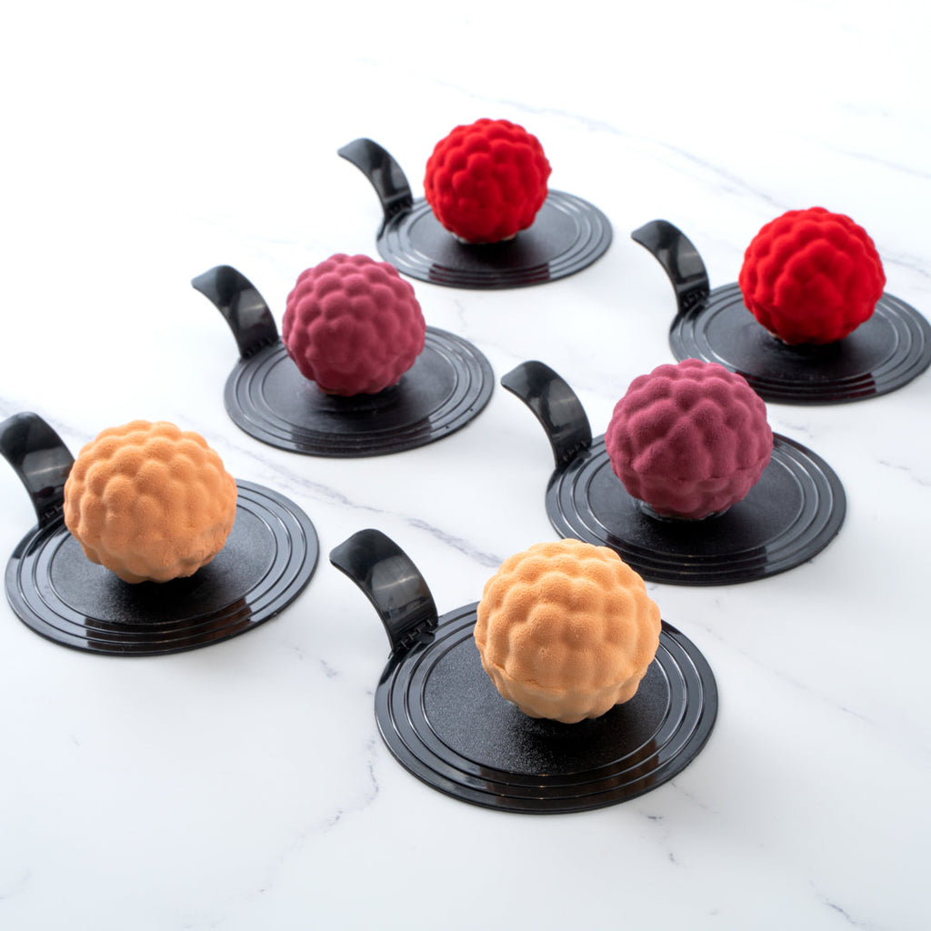 Pastry Tek Silicone Lychee Baking Mold - 4-Compartment - 1 count box