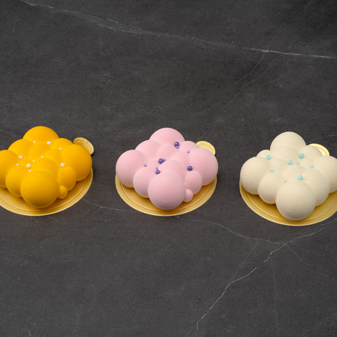 Pastry Tek Silicone Bubble Cloud Baking Mold - 6-Compartment - 1 count box