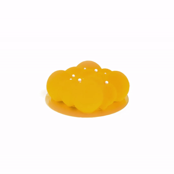 Pastry Tek Silicone Bubble Cloud Baking Mold - 6-Compartment - 10 count box