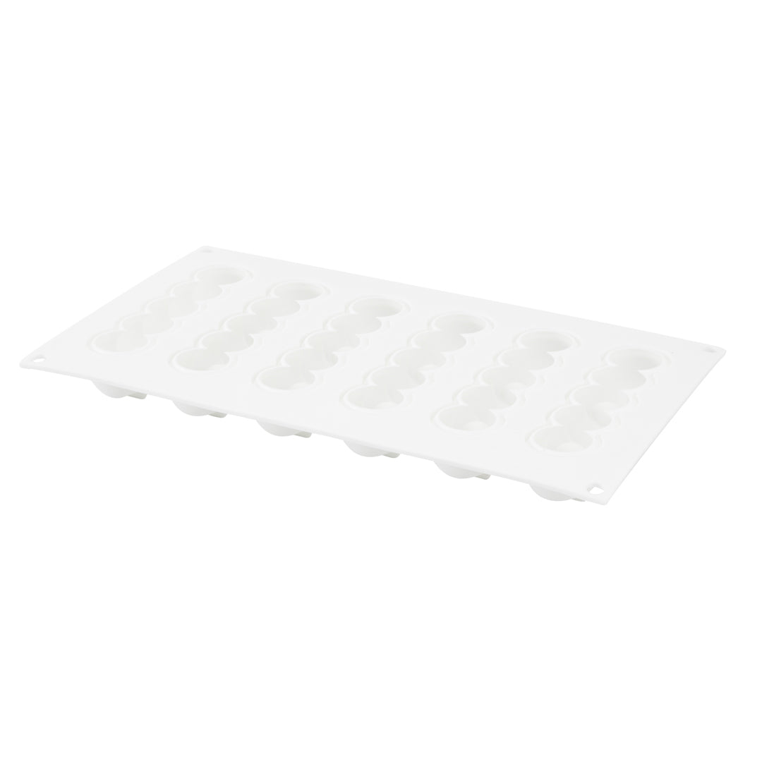 Pastry Tek Silicone Flower Strip Baking Mold - 6-Compartment - 1 count box