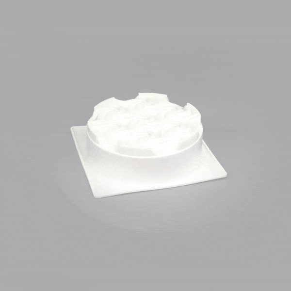 Pastry Tek Silicone Swirl Cake Baking Mold - 10 count box