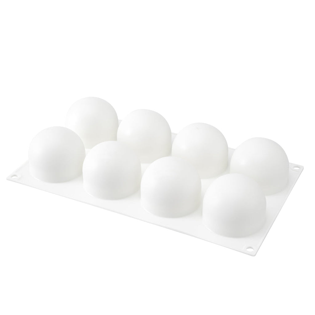 Pastry Tek Silicone Ball Baking Mold - 8-Compartment - 1 count box