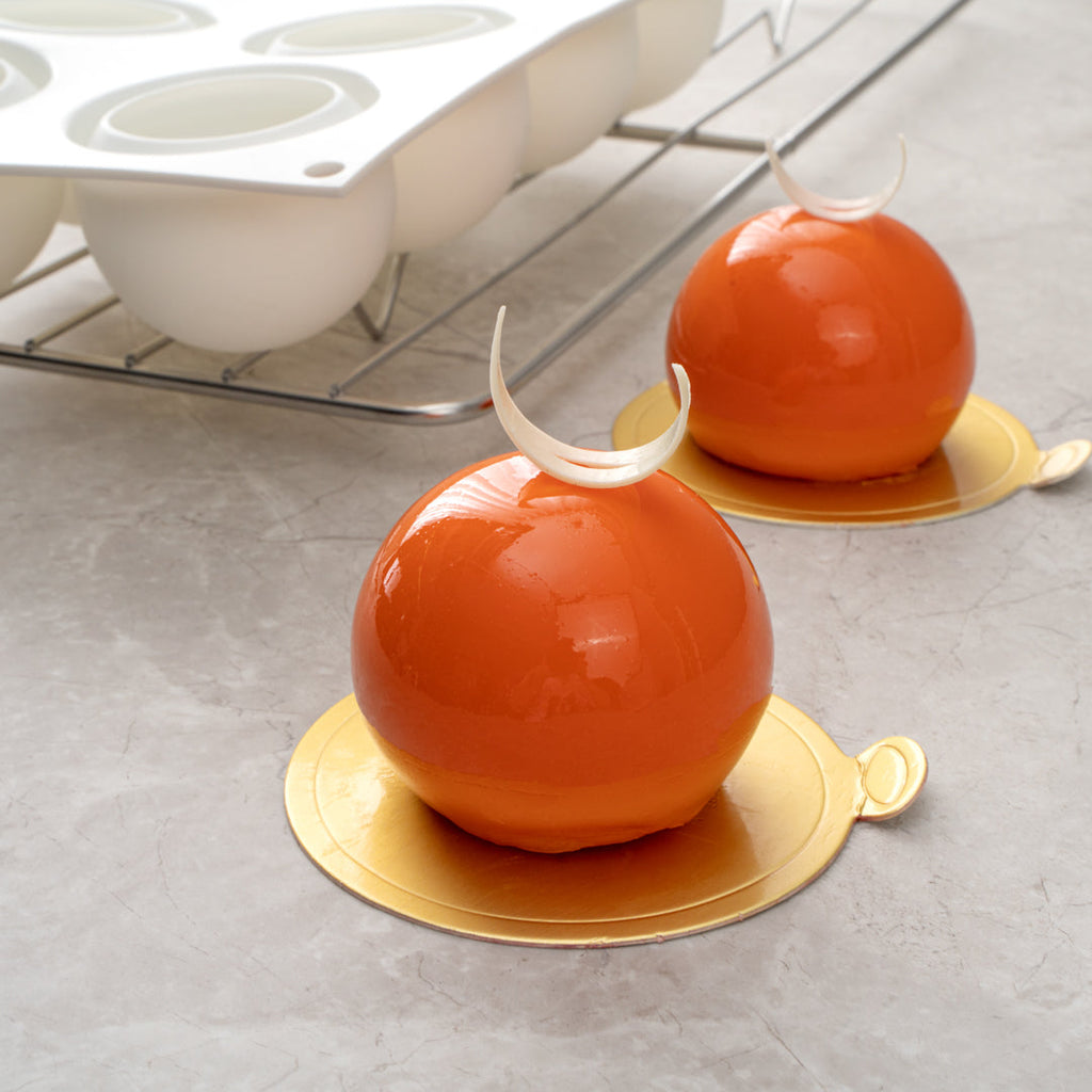 Pastry Tek Silicone Ball Baking Mold - 8-Compartment - 1 count box