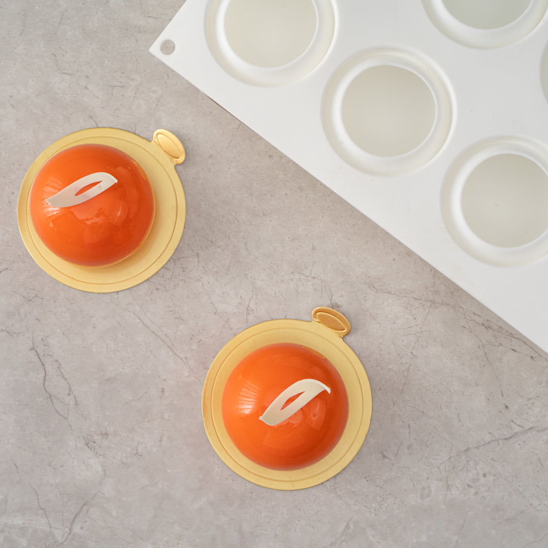Pastry Tek Silicone Ball Baking Mold - 8-Compartment - 1 count box