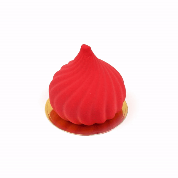 Pastry Tek Silicone Spiral Baking Mold - 6-Compartment - 1 count box