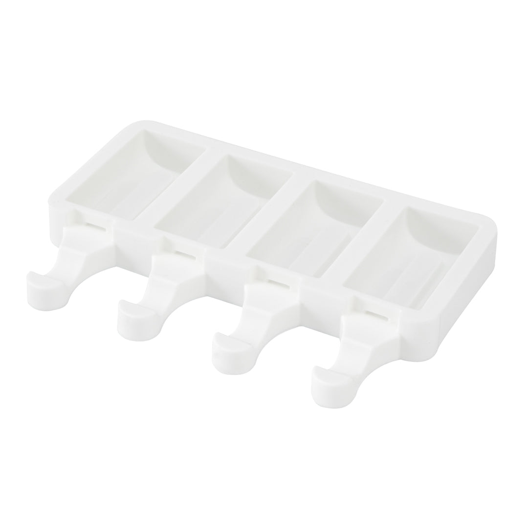 Pastry Tek Silicone Cylinder Popsicle Mold - 4-Compartment - 1 count box