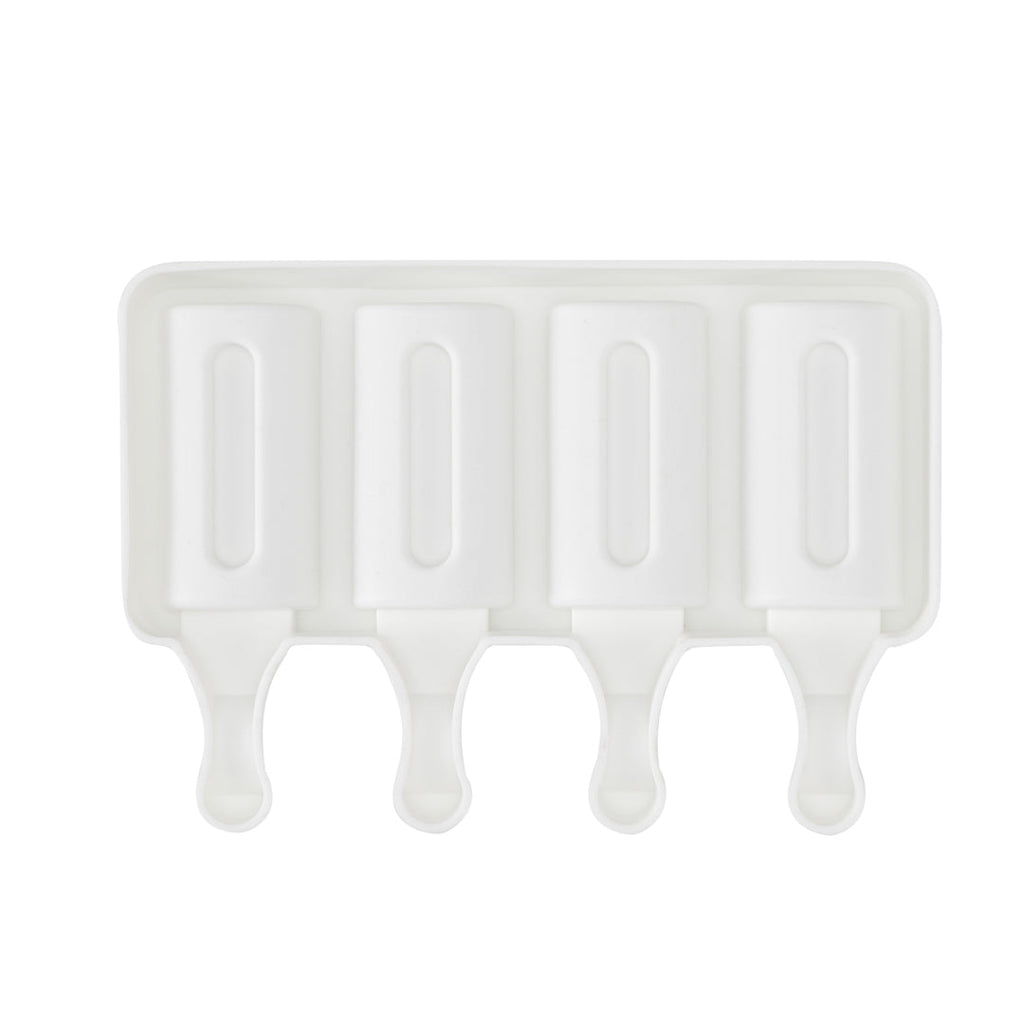 Pastry Tek Silicone Cylinder Popsicle Mold - 4-Compartment - 1 count box