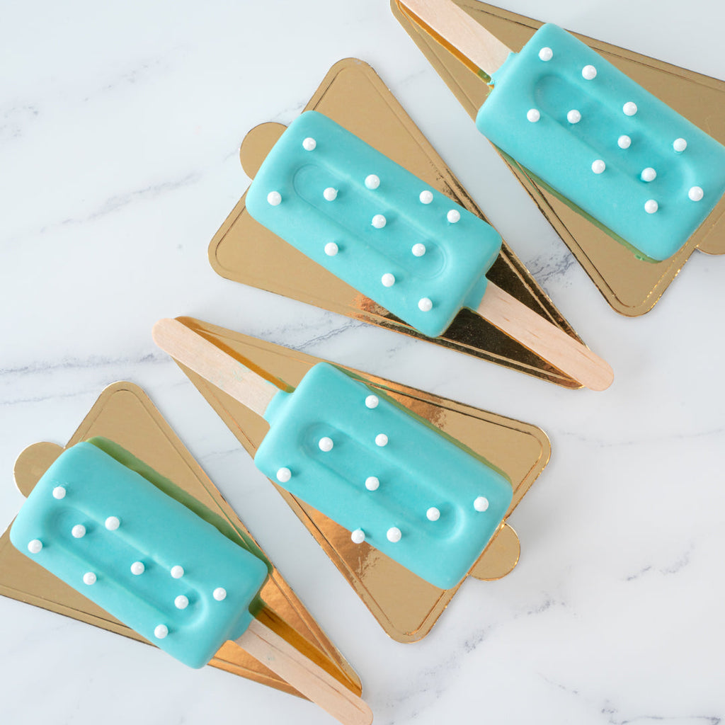 Pastry Tek Silicone Cylinder Popsicle Mold - 4-Compartment - 1 count box