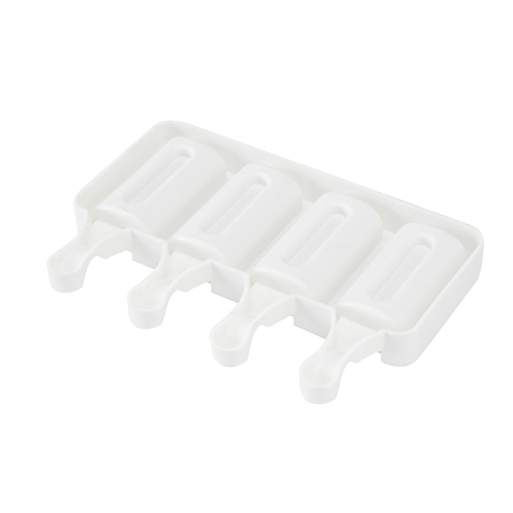 Pastry Tek Silicone Cylinder Popsicle Mold - 4-Compartment - 10 count box