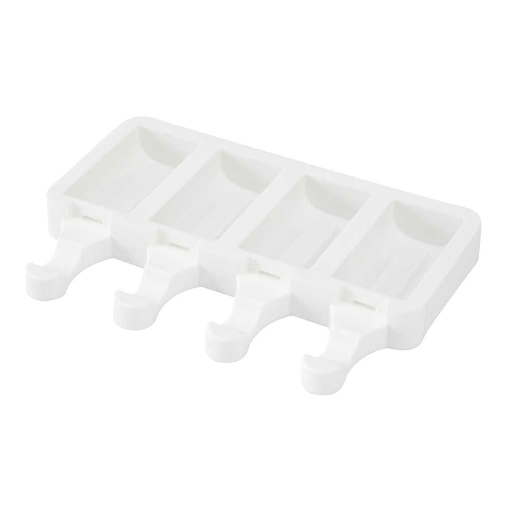 Pastry Tek Silicone Cylinder Popsicle Mold - 4-Compartment - 10 count box