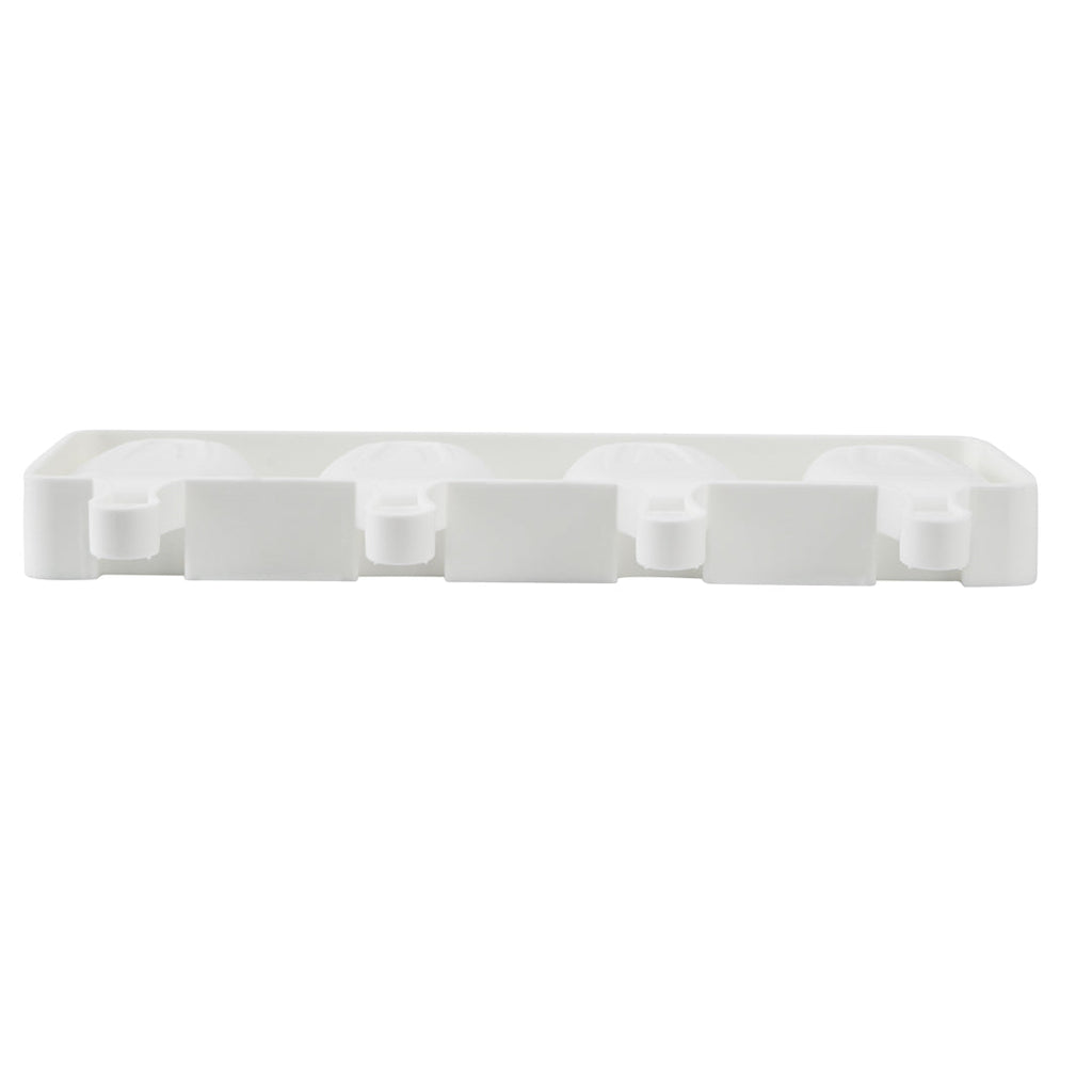 Pastry Tek Silicone Round Popsicle Mold - 4-Compartment - 1 count box