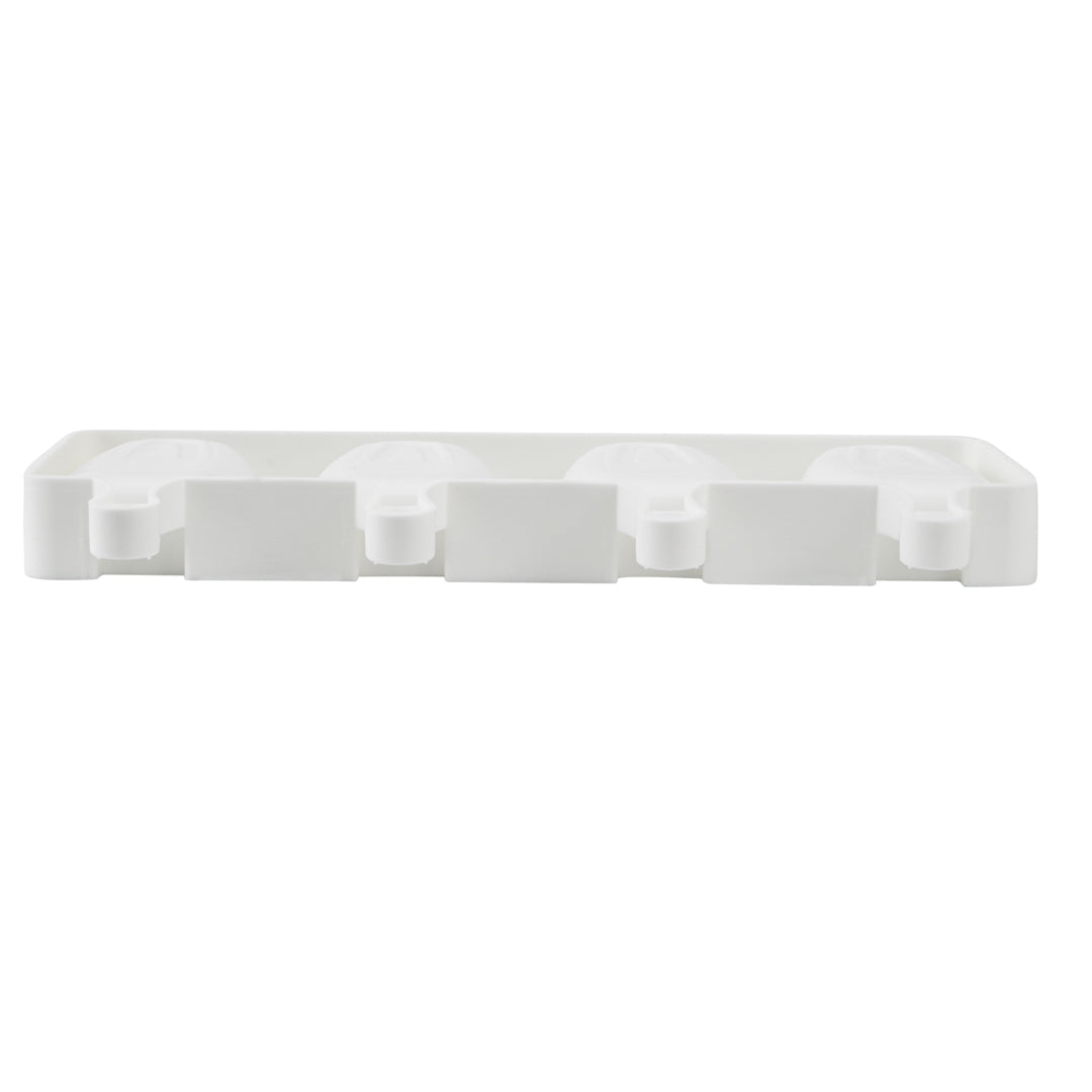 Pastry Tek Silicone Round Popsicle Mold - 4-Compartment - 1 count box