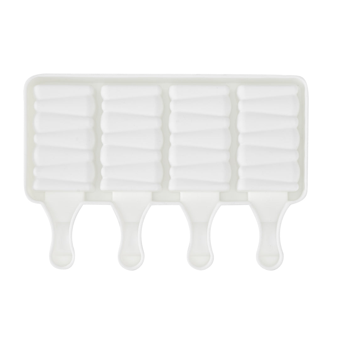 Pastry Tek Silicone Rectangle Popsicle Mold - 4-Compartment - 1 count box