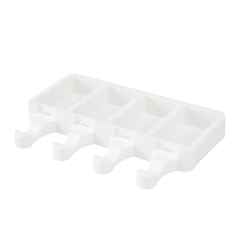 Pastry Tek Silicone Rectangle Popsicle Mold - 4-Compartment - 10 count box