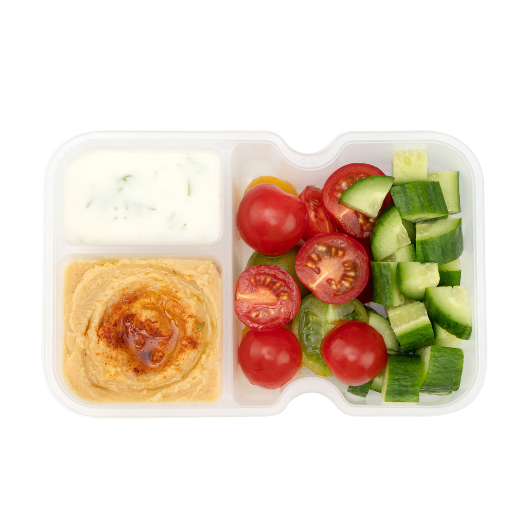 Futura 10 oz White Plastic 3-Compartment Insert Tray - Fits 32 and 37 oz Containers, Microwavable - 100 count box