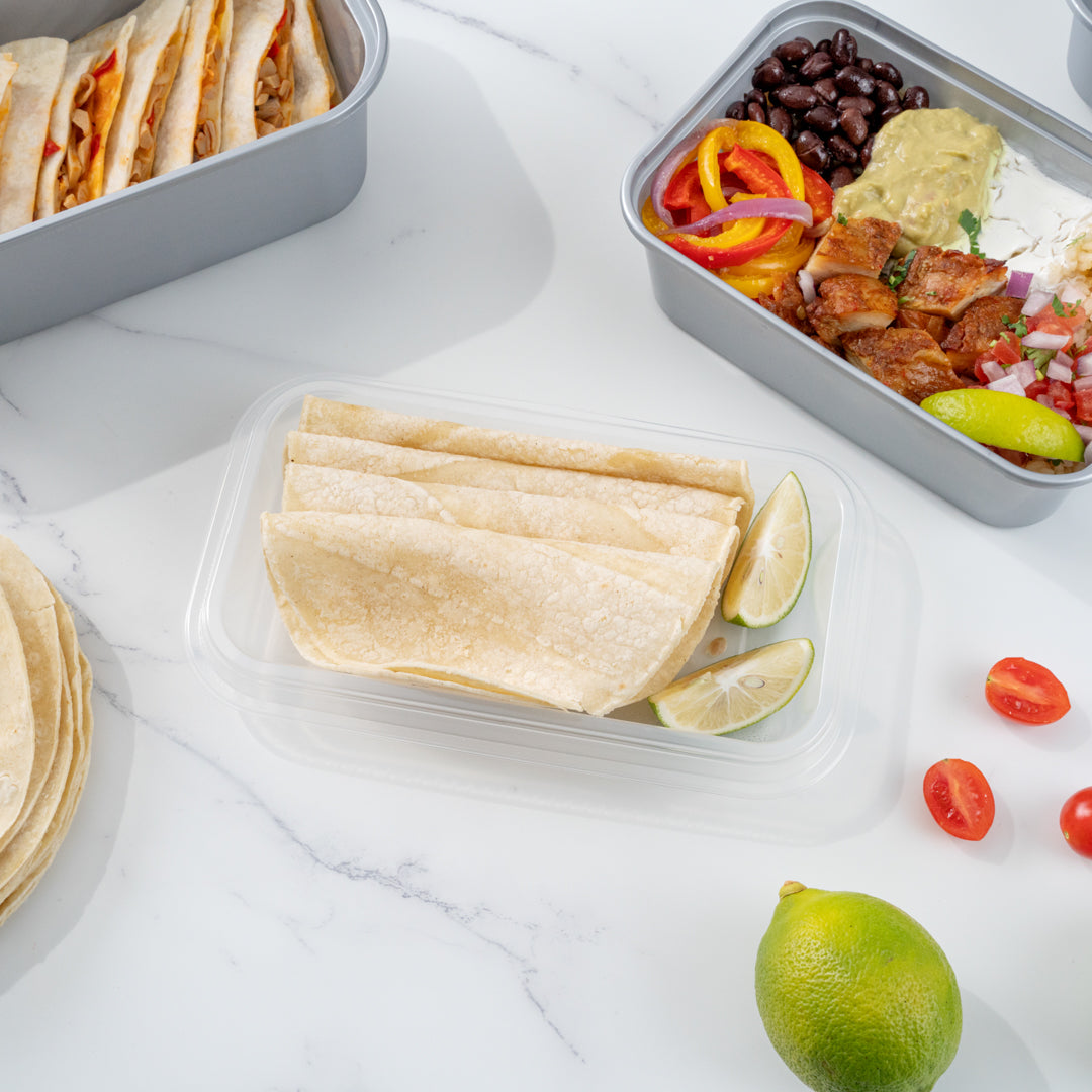 Futura 15 oz Clear Plastic Heavy Duty Insert Tray - Fits 24, 34 and 44 oz Containers, Microwavable - 100 count box