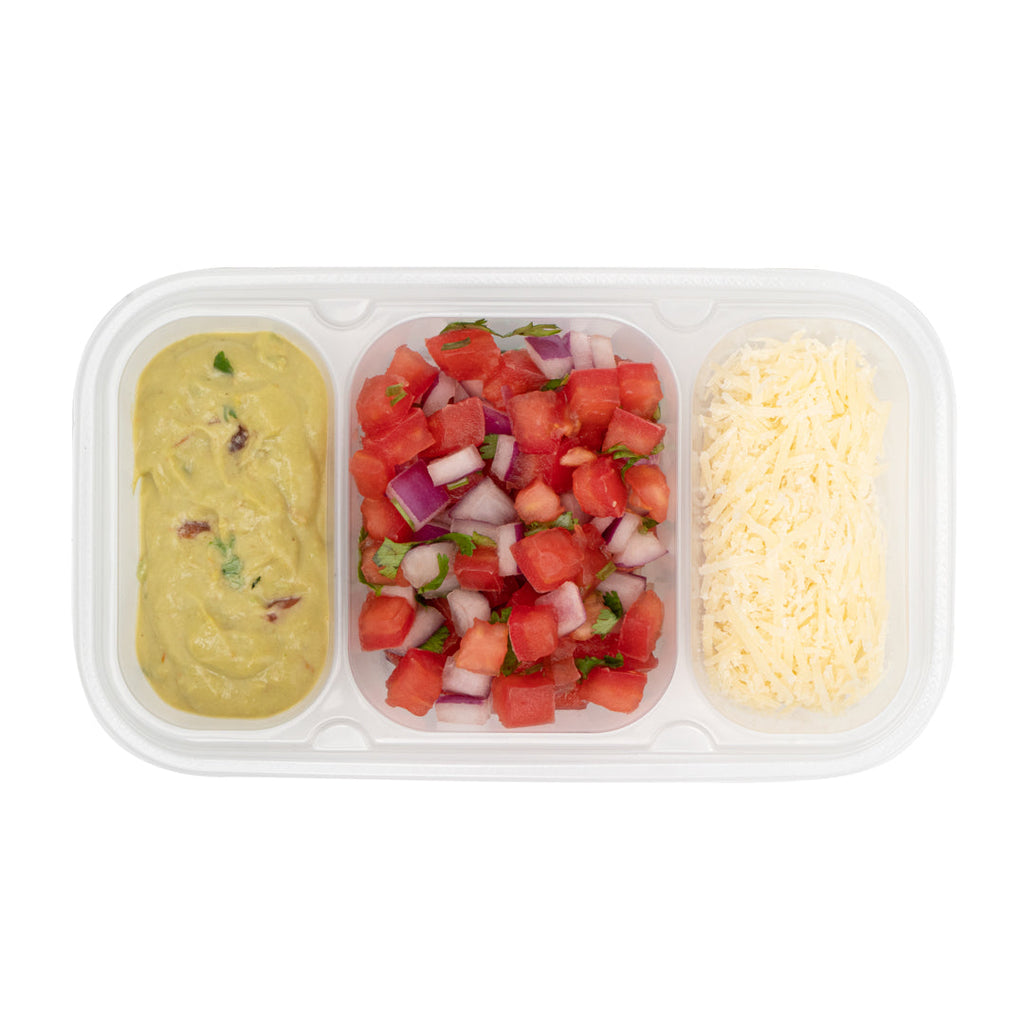 Futura 15 oz Clear Plastic Heavy Duty 3-Compartment Insert Tray - Fits 24, 34 and 44 oz Containers, Microwavable - 100 count box