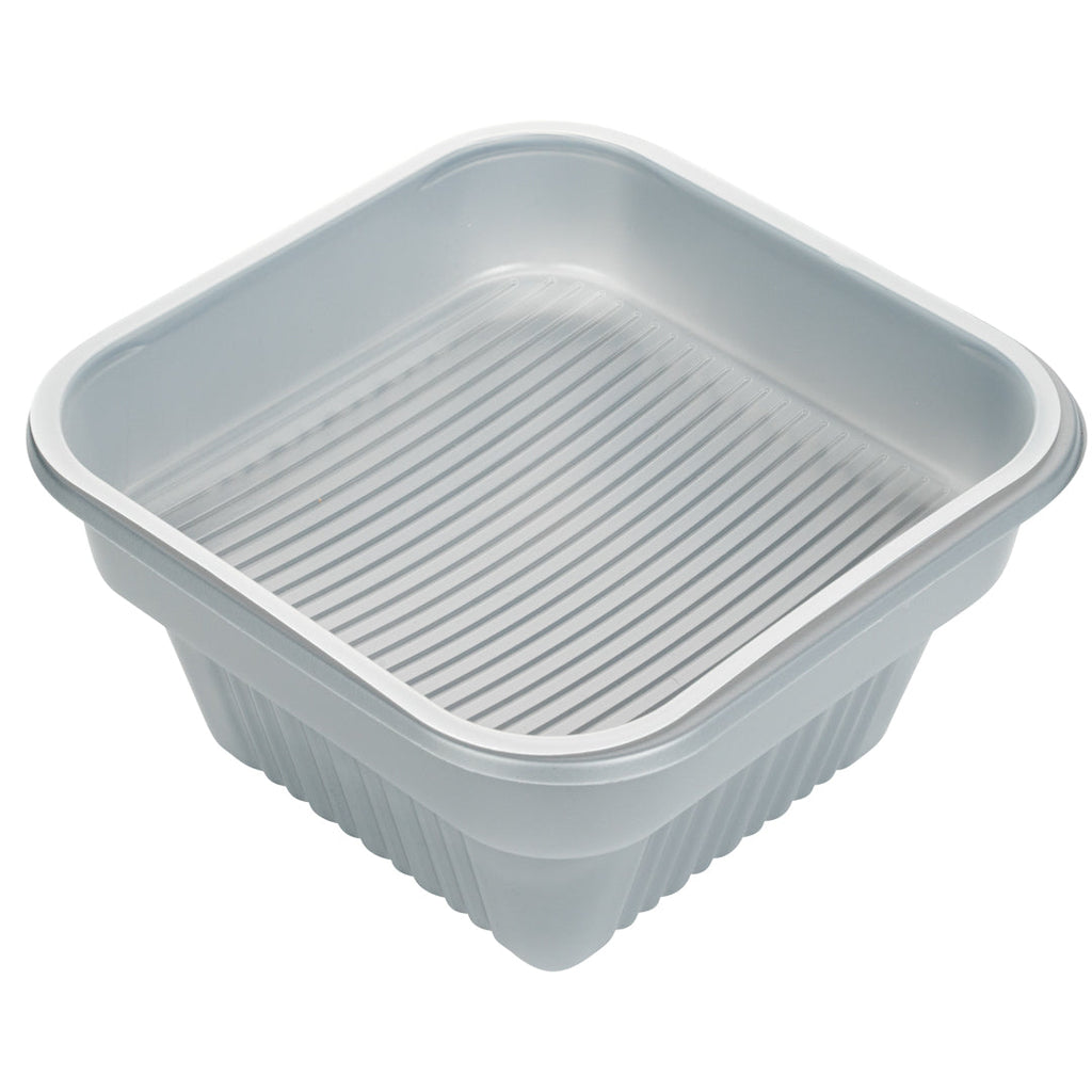 Futura 14 oz Clear Plastic Insert Tray - Fits 34 oz Bowl, Microwavable - 100 count box