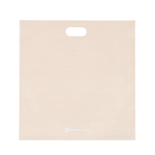 Bag Tek Kraft Plastic Small Toaster Bag - Non-Stick, Heat-Resistant, Semi-Disposable - 6 1/2" x 6 1/4" - 10 count box