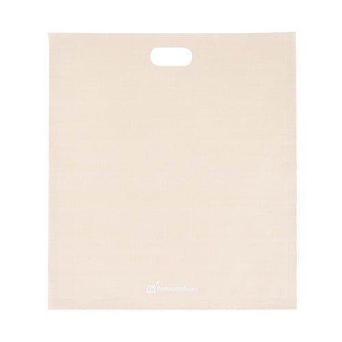 Bag Tek Kraft Plastic Medium Toaster Bag - Non-Stick, Heat-Resistant, Semi-Disposable - 7 1/2" x 6 3/4" - 10 count box