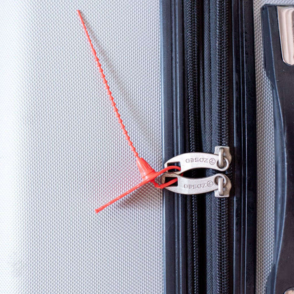 Serve Secure Red Security Zip Tie - Tamper-Evident - 7 3/4" - 100 count box