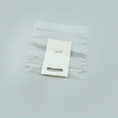 Bag Tek Clear Plastic Gusset Zip Bag - with Handles - 8 1/4" x 3 1/2" x 10 1/2" - 100 count box
