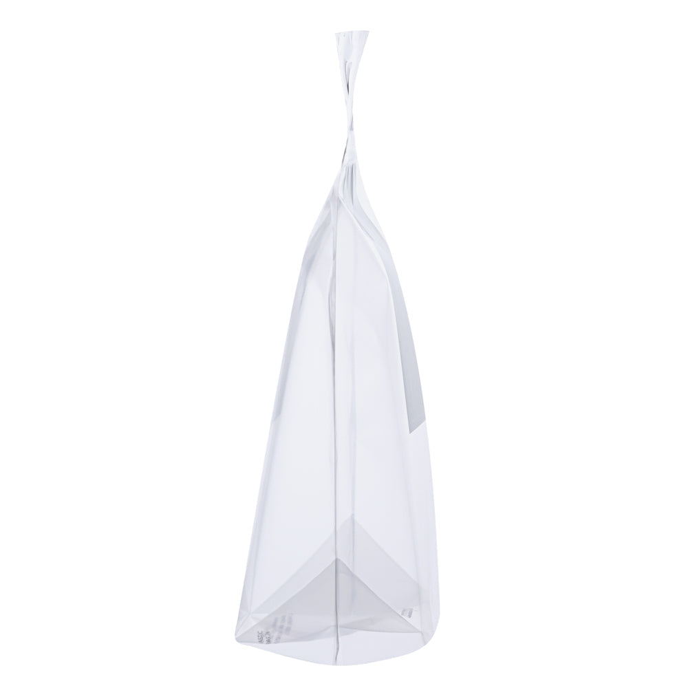 Bag Tek Clear Plastic Gusset Zip Bag - with Handles - 8 1/4" x 3 1/2" x 10 1/2" - 100 count box