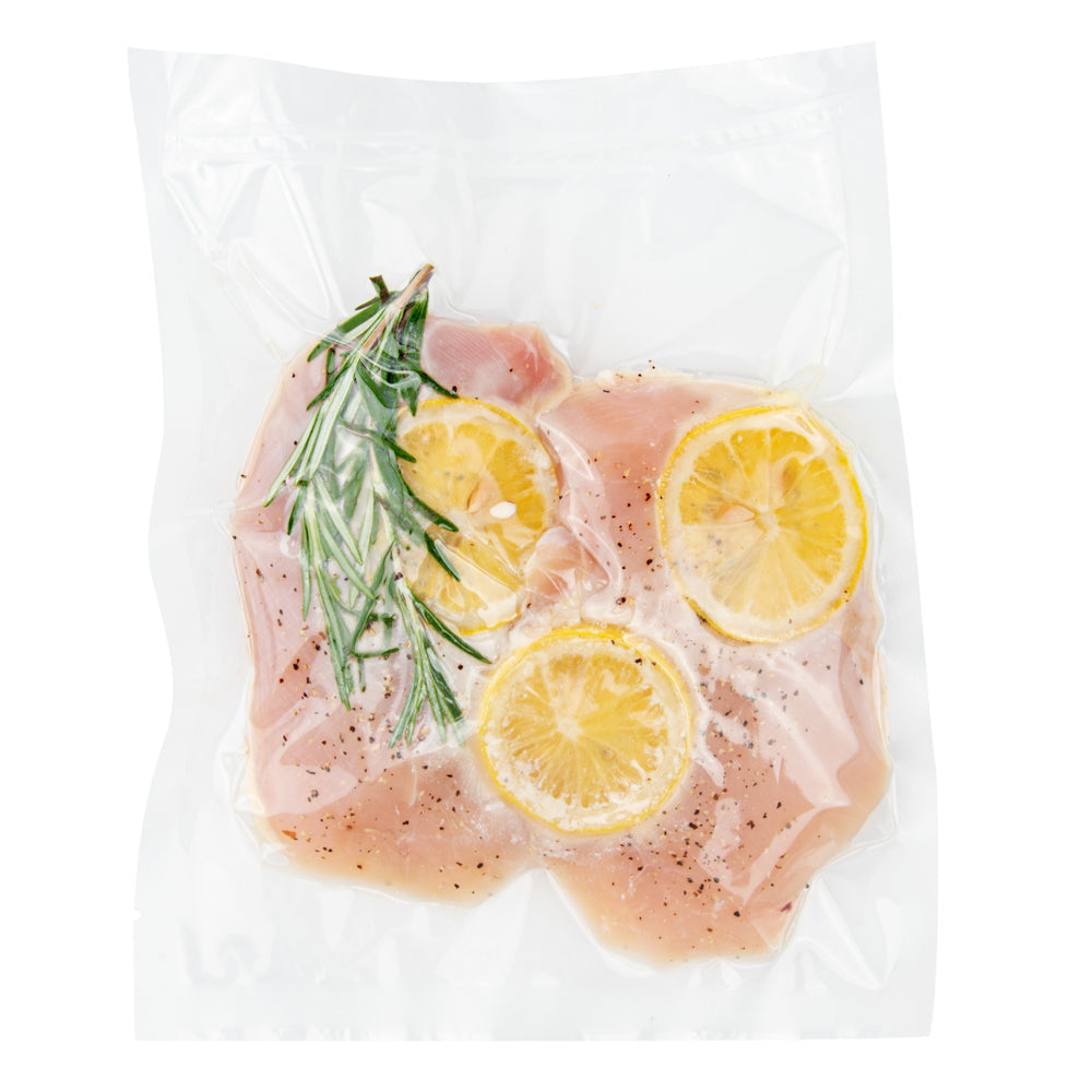 Fresh Hero Clear Plastic Vacuum Sealer Pouch - for Chamber Vacuum Sealer, 3 mil, BPA-Free - 10" x 8" - 1000 count box