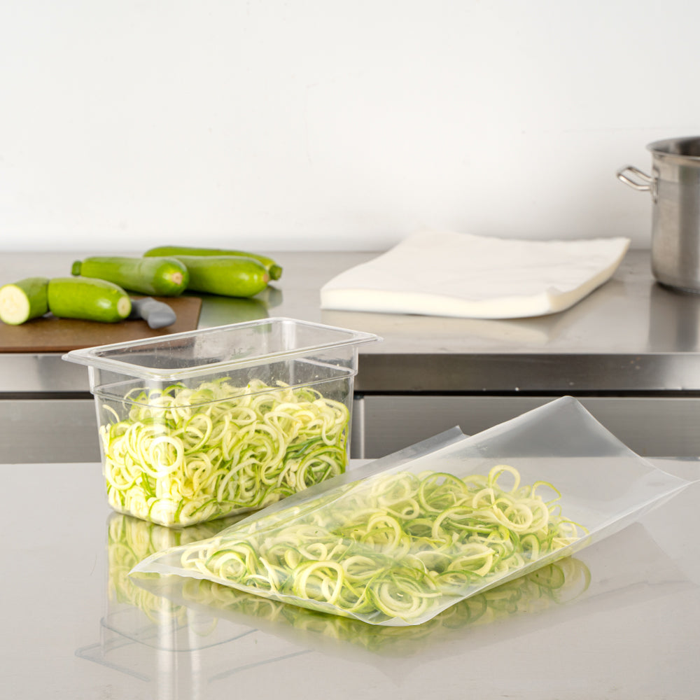 Fresh Hero Clear Plastic Vacuum Sealer Bags - for Chamber Vacuum Sealer, 4 mil, BPA-Free - 16" x 12" - 1000 count box