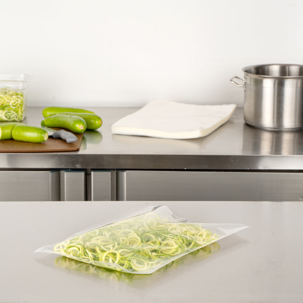 Fresh Hero Clear Plastic Vacuum Sealer Bags - for Chamber Vacuum Sealer, 4 mil, BPA-Free - 16" x 12" - 1000 count box