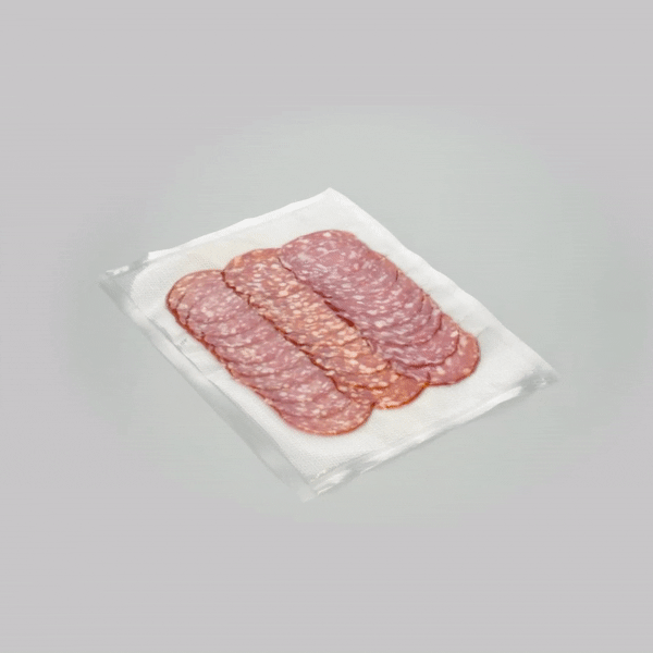Fresh Hero Clear Plastic Full Mesh External Packaging Bag Roll - 3 mil - 8" x 50' - 1 count box