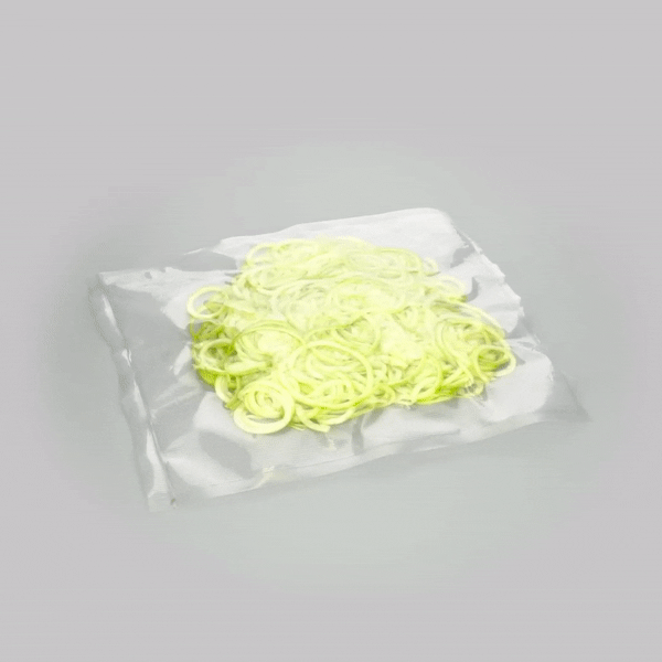 Fresh Hero Clear Plastic Full Mesh External Packaging Bag Roll - 3 mil - 11 1/2" x 50' - 1 count box