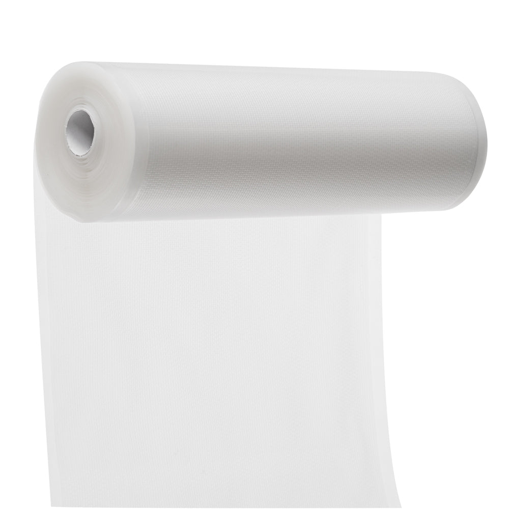 Fresh Hero Clear Plastic Full Mesh External Packaging Bag Roll - 3 mil - 11 1/2" x 50' - 1 count box
