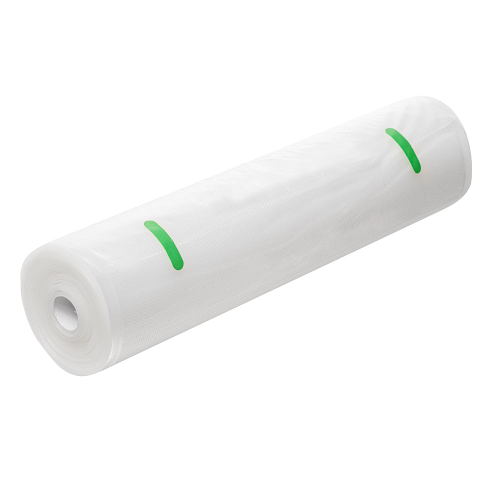Fresh Hero Clear Plastic Full Mesh External Vacuum Sealer Bag Roll - 3 mil - 15" x 50' - 10 count box