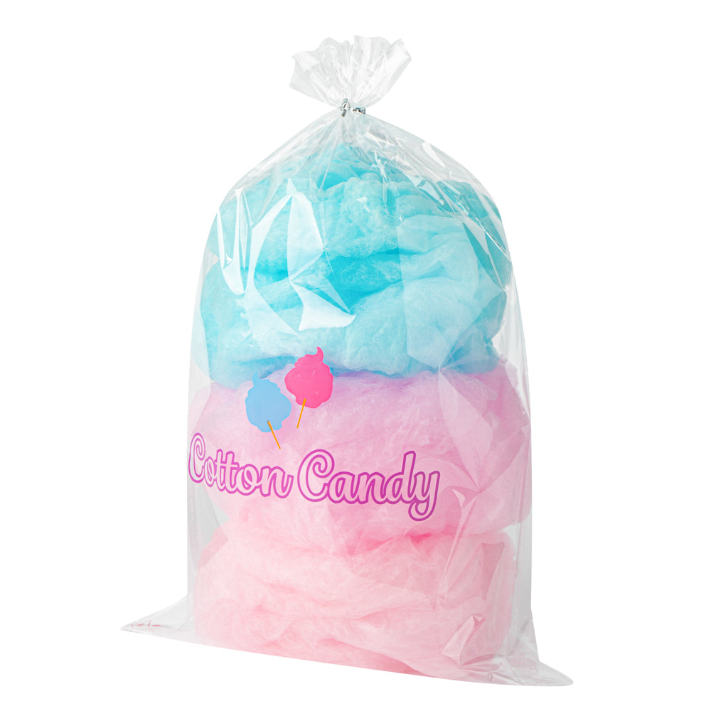 Bag Tek Clear Plastic Cotton Candy Bag - 12" x 18" - 100 count box