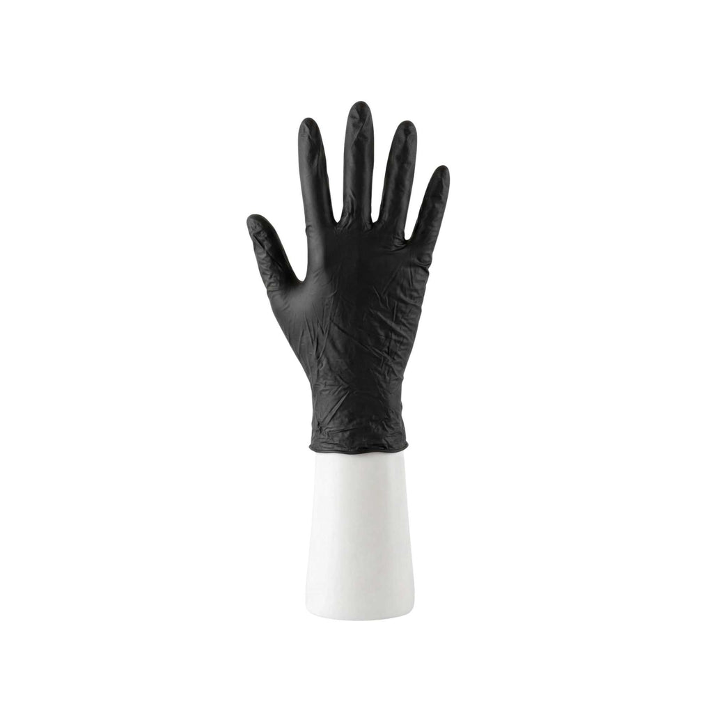 Low Derma Blackberry Large Nitrile Gloves - Hypoallergenic, Non-Sterile, Powder-Free - 100 count box